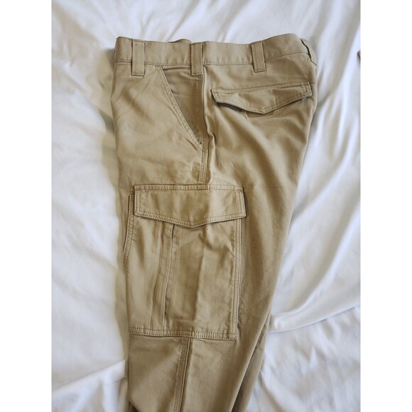 Carhartt Rugged Flex Relaxed Fit Canvas Cargo Work Pant Brown 32x32 BN3574-M - Picture 11 of 15